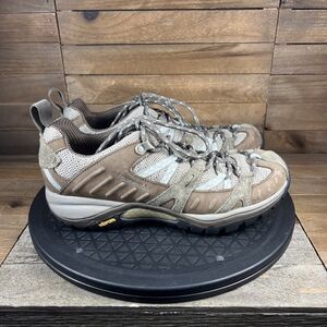 Merrell Womens Size 7.5 Olive Brown Leather Siren Sport Hiking Walking Shoes